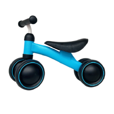 Child Bike Blue Color Infant Walker Balance Car Bike Scooter Baby Four-Wheel Bike